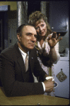 Actors Philip Bosco and Shirley Knight in a scene from Roundabout Theatre's production of the play "Come Back, Little Sheba" (New York)