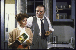 Actors Philip Bosco and Mia Dillion in a scene from Roundabout Theatre's production of the play "Come Back, Little Sheba" (New York)