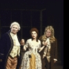 Actors (L-R) Gordon Chater, Tovah Feldshuh and E G Marshall in a scene from Roundabout Theatre's production of the play "She Stoops To Conquer" (New York)