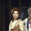 Actresses (L-R) Tovah Feldshuh, Kaye Ballard and Cynthia Dozier in a scene from Roundabout Theatre's production of the play "She Stoops To Conquer" (New York)