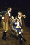 Actors (L-R) John Bedford-Lloyd, Norman Snow and E G Marshall in a scene from Roundabout Theatre's production of the play "She Stoops To Conquer" (New York)