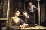Actors (L-R) Kathy Baker, Lenny Von Dohlen and Lee Richardson in a scene from Roundabout Theatre's production of the play "Desire Under The Elms" (New York)