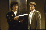 Actors (L-R) Mary Lou Rosato and Christopher Collet in a scene from the New York Shakespeare Festival's production of the play "Coming Of Age In Soho" (New York)
