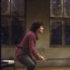 Actors Mary Lou Rosato and John Procaccino in a scene from the New York Shakespeare Festival's production of the play "Coming Of Age In Soho" (New York)