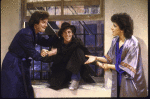 Actors (L-R) John Procaccino, Christopher Collet and Mary Lou Rosato in a scene from the New York Shakespeare Festival's production of the play "Coming Of Age In Soho" (New York)