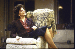 Actress Mercedes Ruehl in a scene from the replacement cast of the New York Shakespeare Festival's production of the play "Coming Of Age In Soho" (New York)