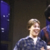 Actors (L-R) Scott De Freitas and John Procaccino in a scene from the replacement cast of the New York Shakespeare Festival's production of the play "Coming Of Age In Soho" (New York)