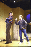 Actors (L-R) John Procaccino and Scott De Freitas in a scene from the replacement cast of the New York Shakespeare Festival's production of the play "Coming Of Age In Soho" (New York)