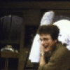Actors (L-R) John Procaccino and Scott De Freitas in a scene from the replacement cast of the New York Shakespeare Festival's production of the play "Coming Of Age In Soho" (New York)