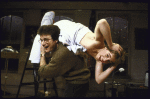 Actors (L-R) John Procaccino and Scott De Freitas in a scene from the replacement cast of the New York Shakespeare Festival's production of the play "Coming Of Age In Soho" (New York)