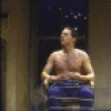 Actors Michael Dolan and Mercedes Ruehl in a scene from the replacement cast of the New York Shakespeare Festival's production of the play "Coming Of Age In Soho" (New York)