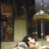 Actors (L-R) John Procaccino and Ward Saxton in a scene from the replacement cast of the New York Shakespeare Festival's production of the play "Coming Of Age In Soho" (New York)