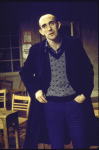 Actor Jonathan Pryce in a scene from the Broadway production of the play "Comedians" (New York)
