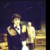 Actors (L-R) Jarlath Conroy and Milo O'Shea in a scene from the Broadway production of the play "Comedians" (New York)