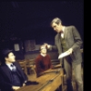 Actors (L-R) David Margulies, Larry Lamb and Rex Robbins in a scene from the Broadway production of the play "Comedians" (New York)