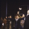 Actress Debbie Shapiro (C) with cast (incl. actor-turned-director Rob Marshall, 4L) in a scene from the Broadway revival of the musical "Zorba." (New York)
