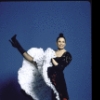 Actress Renee (Zizi) Jeanmaire kicking in a publicity shot from the Broadway revival of the musical "Can Can." (New York)