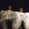 Actress Pamela Sousa (2L) with cast in a scene from the Broadway revival of the musical "Can Can." (New York)