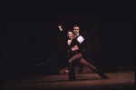 Actors Renee (Zizi) Jeanmaire and Luigi Bonino in a scene from the Broadway revival of the musical "Can Can." (New York)