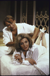 Actors Lauren Bacall and Mark Soper in a scene from the revival of the play "Sweet Bird of Youth"  (Denver)