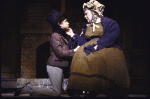 Actors Mary Stout and Evan Richards in a scene from the Broadway musical "Copperfield." (New York)