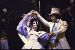 Actors Mary Elizabeth Mastrantonio and Brian Matthews in a scene from the Broadway musical "Copperfield." (New York)