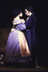 Actors Mary Elizabeth Mastrantonio and Brian Matthews in a scene from the Broadway musical "Copperfield." (New York)