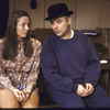 Actors Janet Eilber and Don Amendolia in a scene from the Broadway play "Stepping Out" (New York)