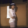 Actress Marcell Rosenblatt in a scene from the Broadway play "Stepping Out" (New York)