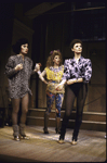 Actresses (L-R) Meagen Fay, Sheryl Sciro and Carole Shelley in a scene from the Broadway play "Stepping Out" (New York)