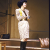 Actress Meagen Fay in a scene from the Broadway play "Stepping Out" (New York)