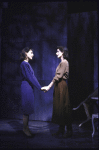 Actresses (L-R) Judy Kuhn & Marcia Mitzman in a scene fr. the Broadway musical "Chess." (New York)