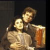 Actors Judy Kuhn & David Carroll in a scene fr. the Broadway musical "Chess." (New York)