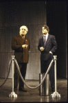 Actors (L-R) Harry Goz & Dennis Parlato in a scene fr. the Broadway musical "Chess." (New York)