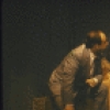 Actors (L-R) Eric Johnson, Judy Kuhn, David Carroll & Richard Muenz in a scene fr. the Broadway musical "Chess." (New York)