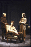 Actors (L-R) Harry Goz, David Carroll & Marcia Mitzman in a scene fr. the Broadway musical "Chess." (New York)