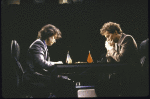 Actors (L-R) Philip Casnoff & David Carroll in a scene fr. the Broadway musical "Chess." (New York)