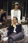 Actors Carolyn Seymour & Robert Joy in a scene fr. the Broadway revival of the play "Hay Fever." (New York)