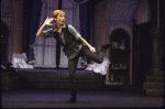 Actress Sandy Duncan in a scene fr. the Broadway revival of the musical "Peter Pan." (New York)