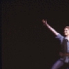 Actors (L-R) Sandy Duncan, Jonathan Ward & Marsha Kramer flying in a scene fr. the Broadway revival of the musical "Peter Pan." (New York)
