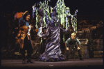 Actors Sandy Duncan & George Rose in a scene fr. the Broadway revival of the musical "Peter Pan." (New York)
