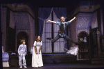 Actors (L-R) Jonathan Ward, Marsha Kramer & Sandy Duncan in a scene fr. the Broadway revival of the musical "Peter Pan." (New York)