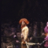 Actor George Rose (C) w. cast in a scene fr. the Broadway revival of the musical "Peter Pan." (New York)