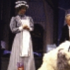 Actors (L-R) Maggy Gorrill, James Cook (as Nana the dog), George Rose, Jonathan Ward, Beth Fowler & Marsha Kramer in a scene fr. the Broadway revival of the musical "Peter Pan." (New York)
