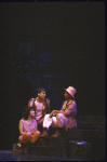 Actors (L-R) Liz Larsen, Steven Jacob & Patrick Hamilton in a scene fr. the Off-Broadway musical "Hamelin." (New York)