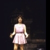 Actress Liz Larsen in a scene fr. the Off-Broadway musical "Hamelin." (New York)