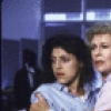 Actresses (L-R) Kelly Wolf, Uta Hagen and Laila Robins in a rehearsal shot from the play "The Silver Fox." (New York)