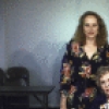 Actresses (L-R) Laila Robins, Uta Hagen and Kelly Wolf in a rehearsal shot from the play "The Silver Fox." (New York)