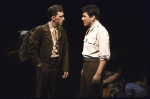 Actors (L-R) Donnie Kehr and Joseph Kolinski in a scene from The New York Shakespeare Festival's production of the musical "The Human Comedy." (New York)