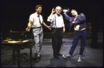 Actors (L-R) Rex Smith, Gordon Connell and Stephen Geoffreys in a scene from The New York Shakespeare Festival's production of the musical "The Human Comedy." (New York)